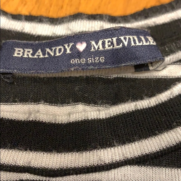Brandy Melville Striped Tee Shirt Dress - Picture 2 of 4